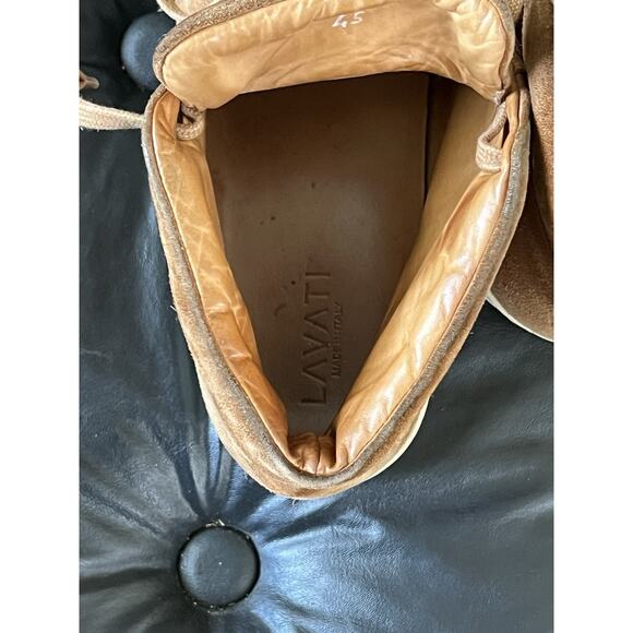 Lavati Brown Italian Leather Sneackers US 11 main image 6